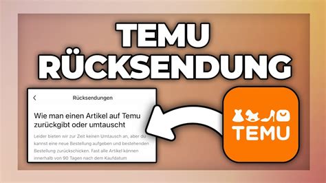 rücksendung temu|Temu zurücksenden & Rückerstattung bei Retoure erhalten